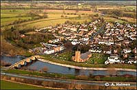 Bangor-on-Dee photographed from West to East Click to view larger image