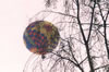 Lindstrand Hot Air Balloon flying over Bangor-on-Dee