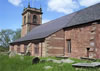 The Southern aspect of Bangor-on-Dee Church on a Spring Day