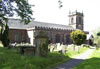 The Northern aspect of Bangor-on-Dee Church on a Spring Day