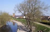 Bangor-on-Dee Church from the New Bridge in Early Spring