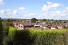 Looking across from Whitchurch Road towards the Old Bridge Bangor-on-Dee