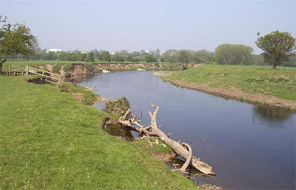 Another view of the River Dee Bangor-on-Dee North Wales
